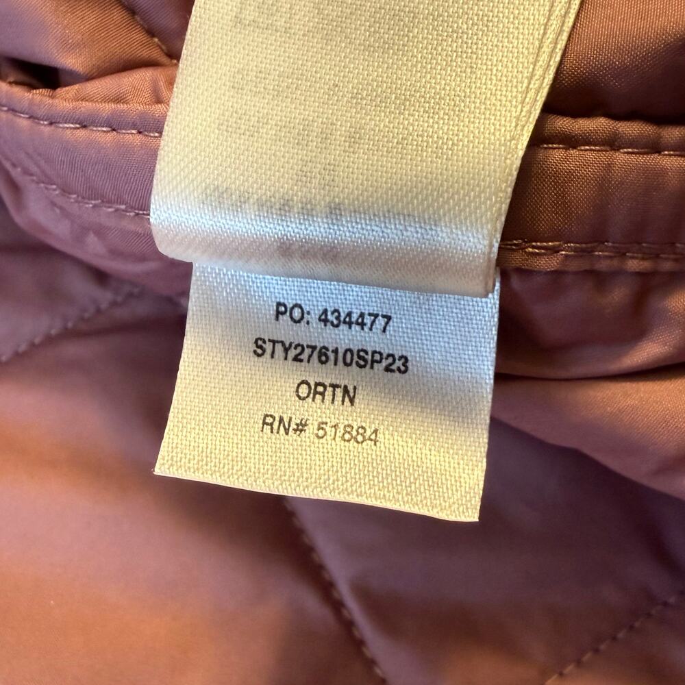 Patagonia Diamond Quilted Bomber Hoody Jacket Gorpcore Hike Khaki Men’s Large - Picture 9 of 9